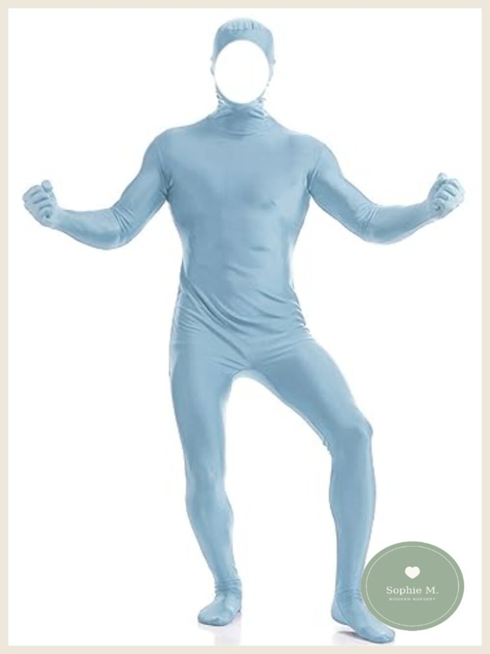 Unisex Spandex Full Body Zentai Costume Bodysuit with Back Zipper